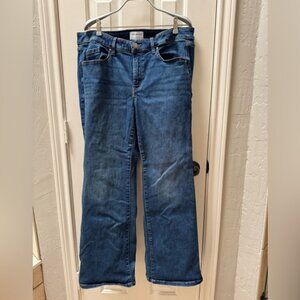 Lane Bryant 16 Signature Fit Boot Jean, Dark Denim
